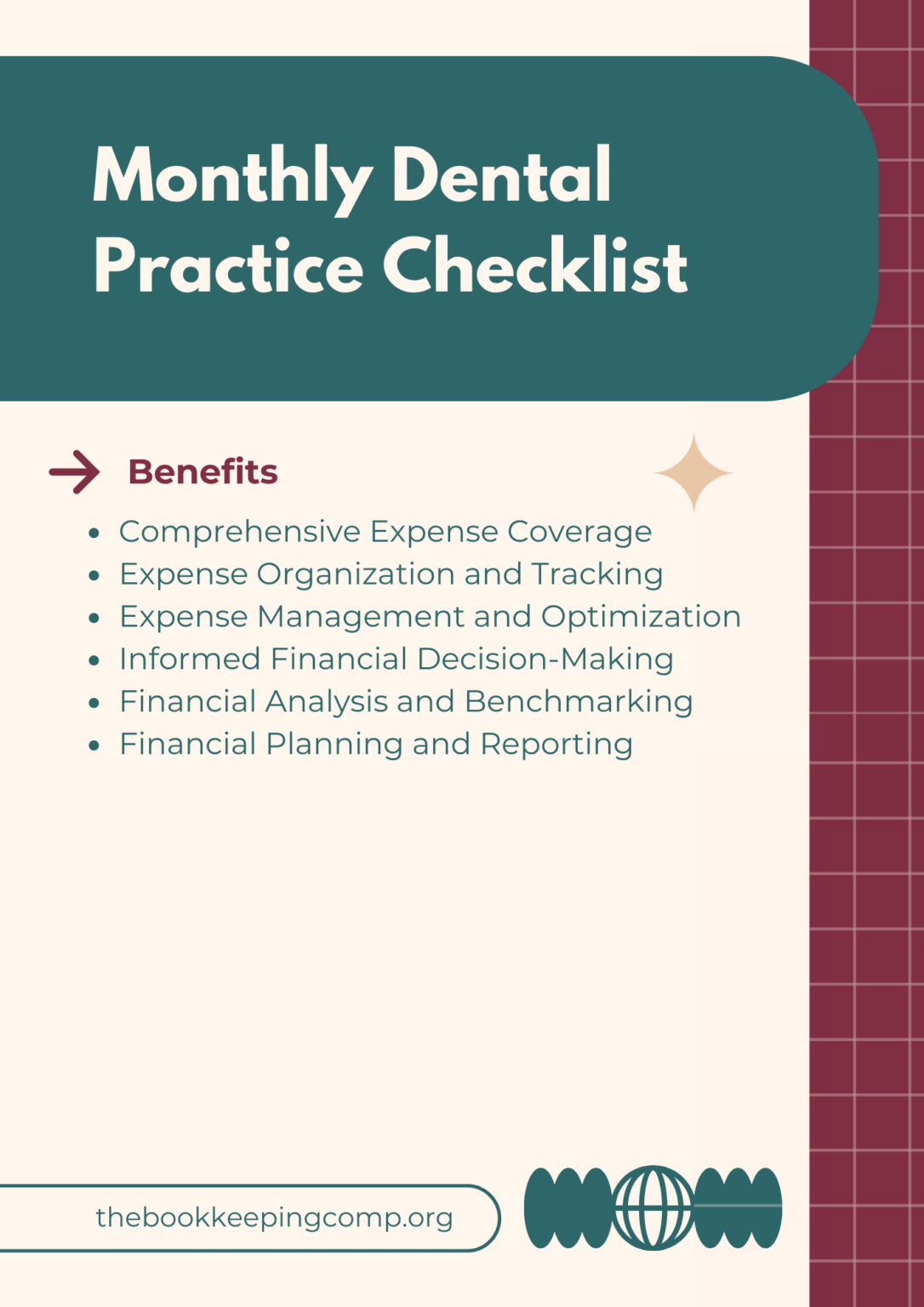 Monthly Dental Practice Expenses Checklist The Bookkeeping Company