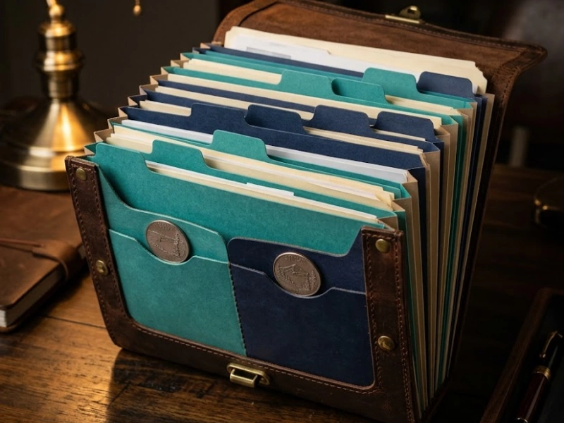 Organized client folders for bookkeeping services in Oregon