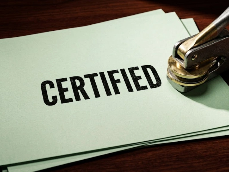 Certified payroll services for contractors — government seal on prevailing wage payroll compliance documents