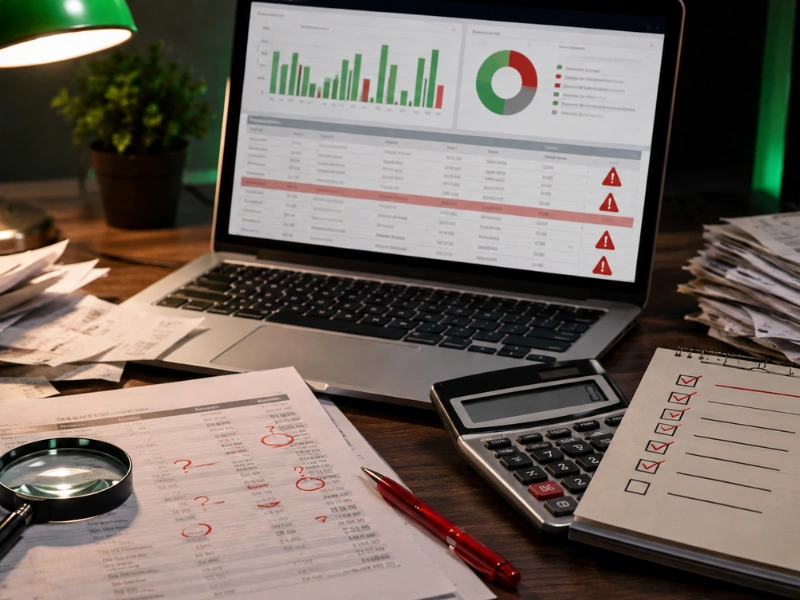QuickBooks errors flagged on laptop and documents for QuickBooks consulting in Vancouver WA cleanup